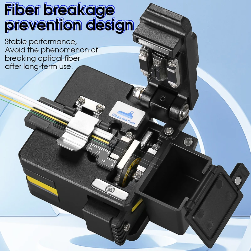 Comptyco aua -x2 ftth glasfaserschneider, kabelschneidemesser, faserschneider mit abfallbehälter