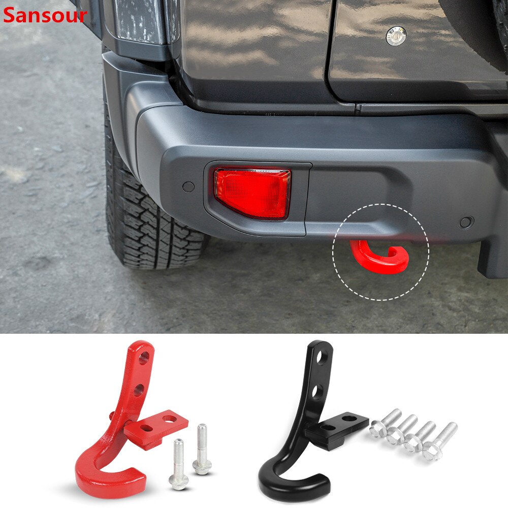 Sansour Slepen Bars Voor Jeep Wrangler Jl + Auto Achterbumper Tow Trailer Haak Accessoires Voor Jeep Wrangler Jl +