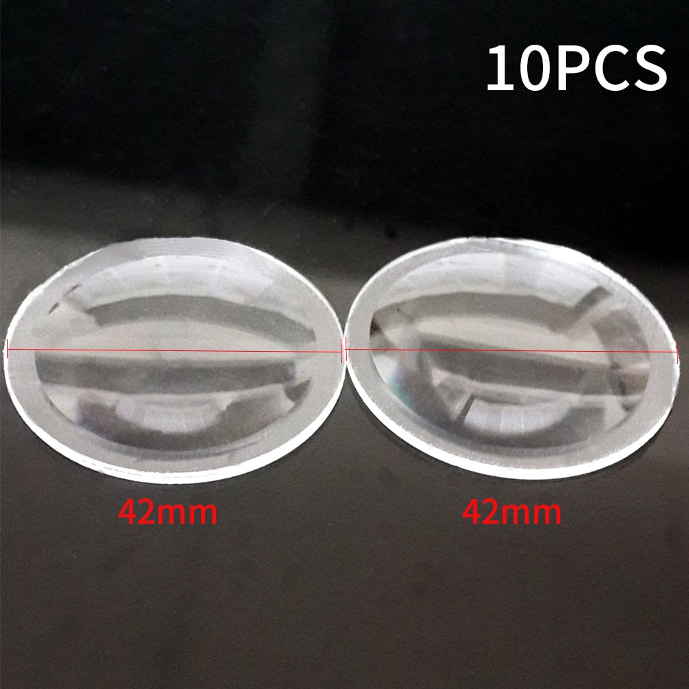 Gafas 3D para cine, piezas de repuesto de 10 Uds., lentes 3D VR, lentes biconvexas focales, esféricos profesionales, HD para Google Cardboard