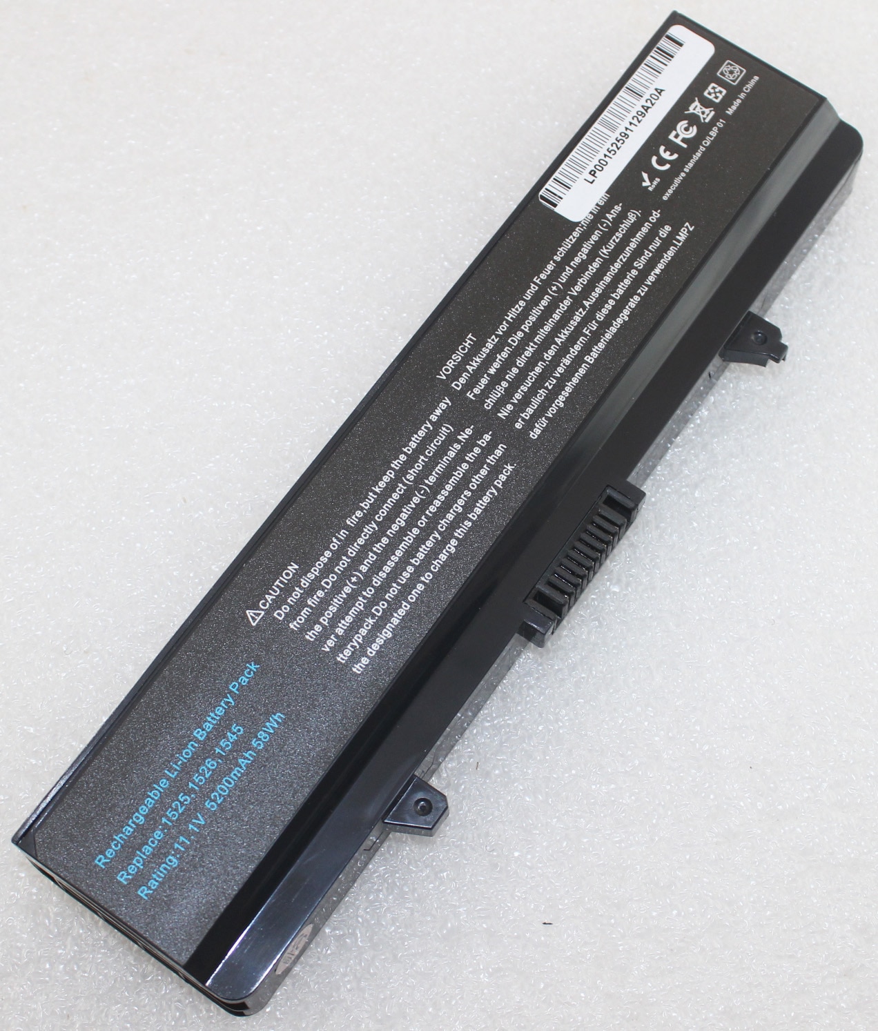 Batteri för dell inspiron 1525 1526 1440 1545 1546 1750 bärbar dator  gw240 x284g rn873 xr682 gw241 xr693 hp277 xr694 hp297 xr697 cr693