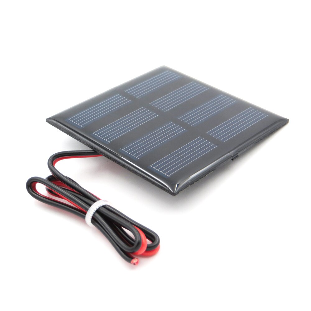 2 V 150mA 0.3W with 30cm extend wire Solar Panel Polycrystalline Silicon DIY Battery Charger Small Mini Cell cable toy 2V Volt