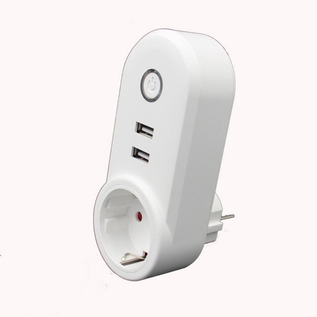 Wifi Smart Socket Timing European Standard Smart Socket Timing Socket Mini Charger AC DC Power Supply