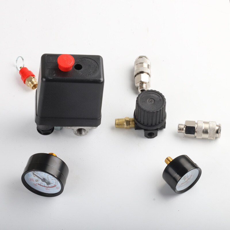 240v regulator drift luftkompressor pump tryckreglage luftpump styrventil 7.25-125 psi med mätare