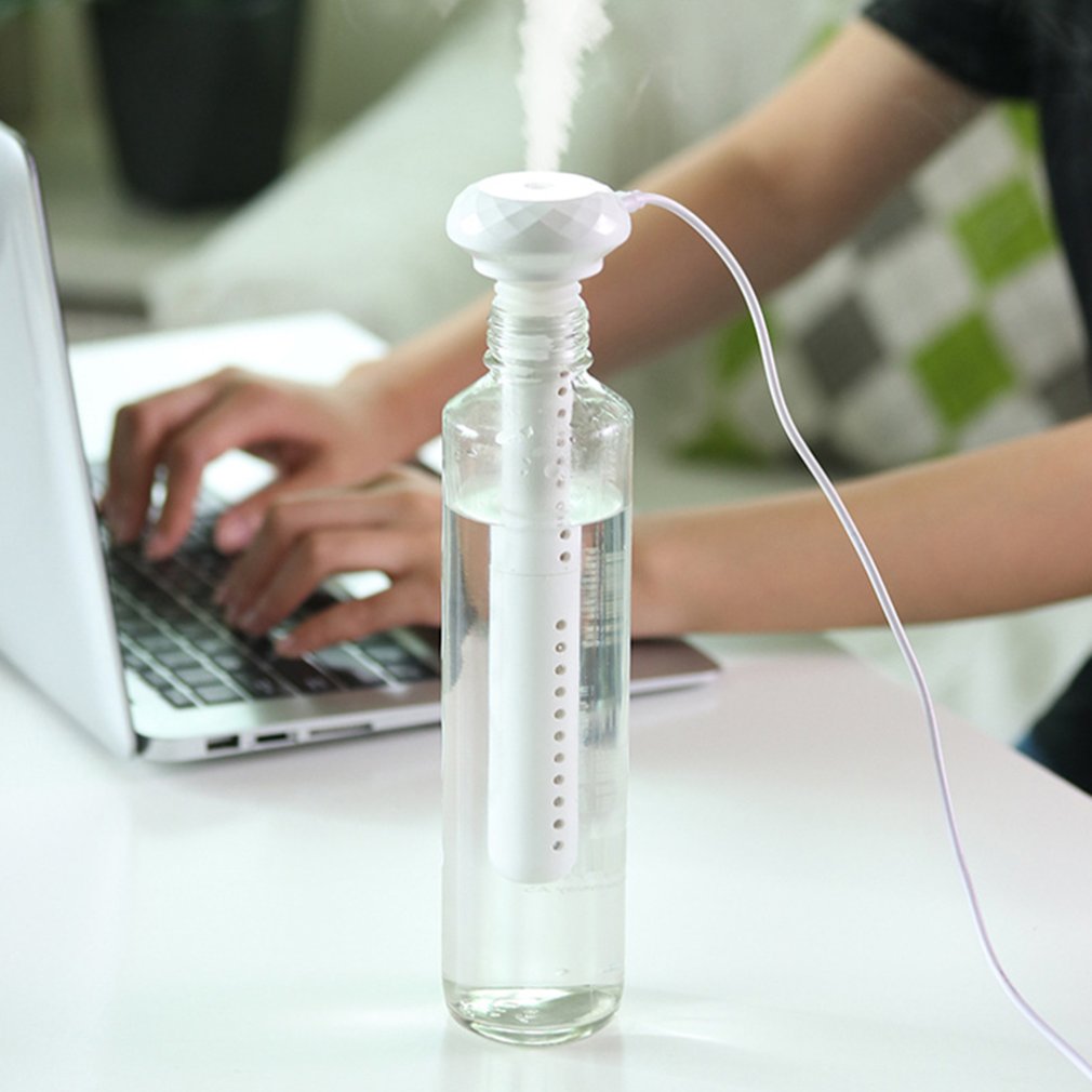 Mini USB Portable Diamond Car Home Purification Air Hydration Instrument Aromatherapy Spray Humidifier