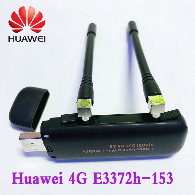 Huawei  e3372 4g usb dongle ulåst 4g modem lte modem  e3372h-153 plus antenne