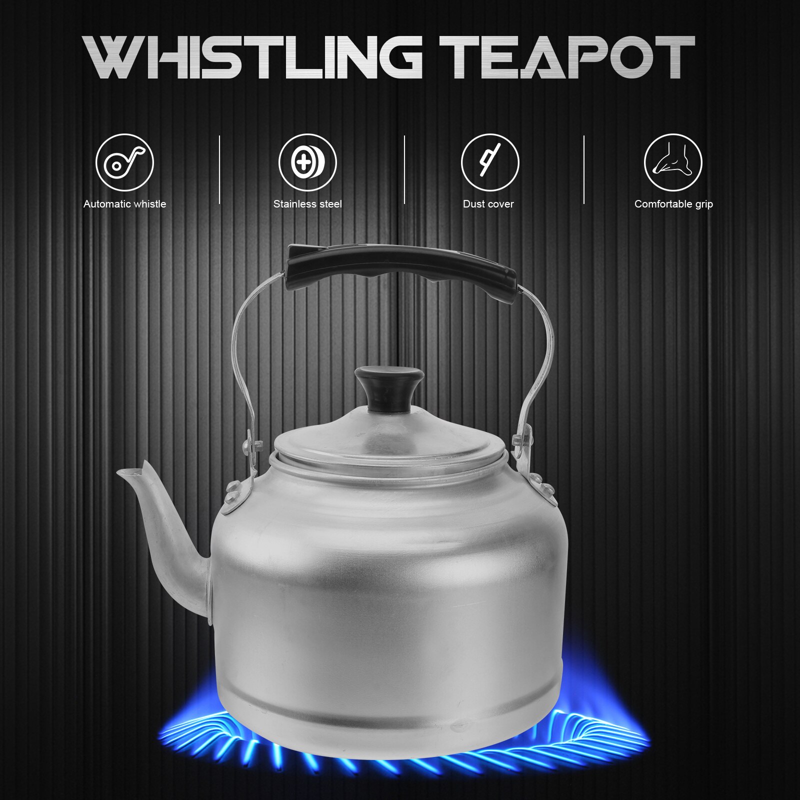 1pc wytrzymały czajniczek aluminium Teakettle Dom gęstnieć Teakettle kuchnia dostarczać