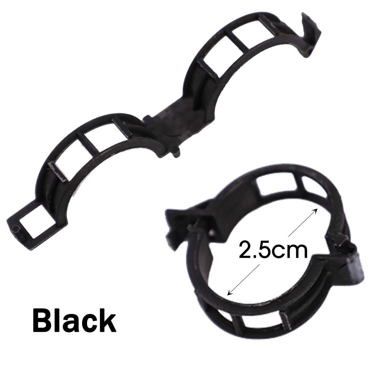 Plant Climbing Wall Clips Support Buckle Hook Rattan Clamp Grafting Fixing Stent Invisible Vine Fixed Bracket Tomato Garden Tool: M / Gold