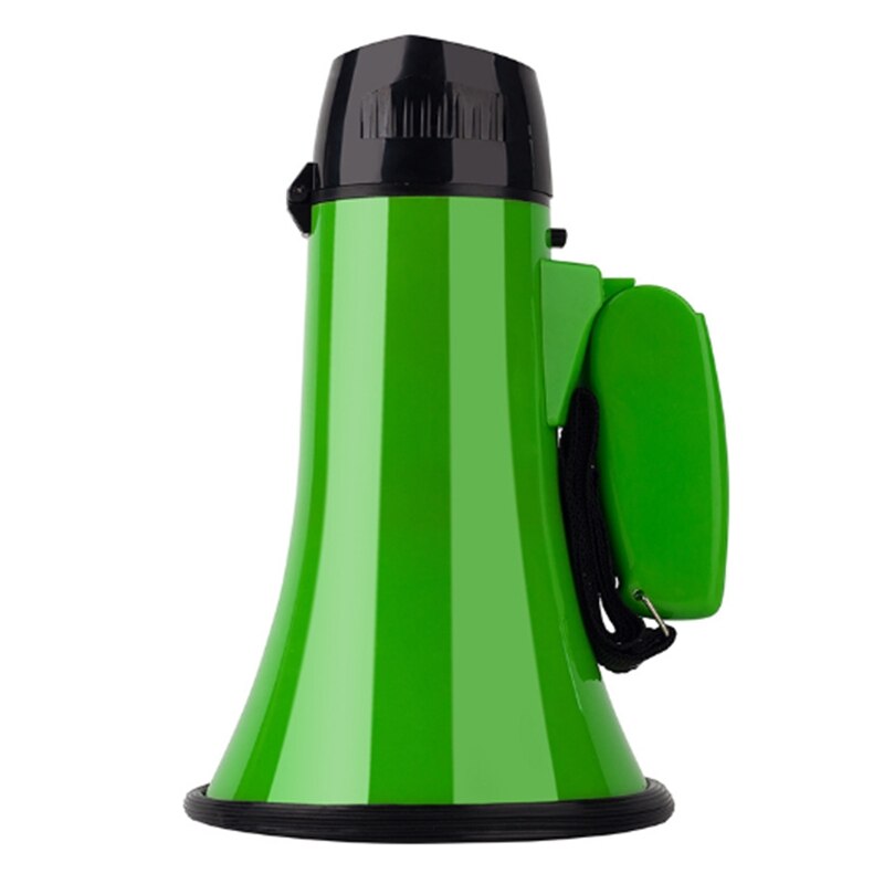Grøn håndholdt tweeter bærbar optagemegafon for at sprede megafonen