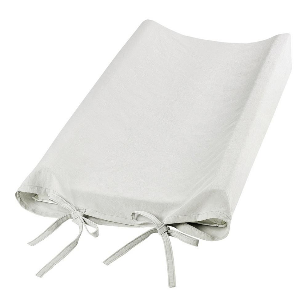 Housse classique pour matelas à langer pour bébé, en coton pur, souple, amovible