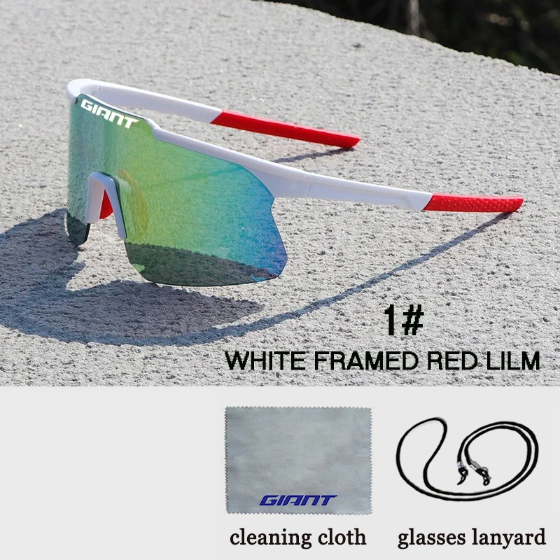 Jättestora cykelsolglasögon för män och kvinnor, mountainbike, landsvägscykel, cykelsolglasögon, utomhusglas med fodral, cykelglasögon: Brun