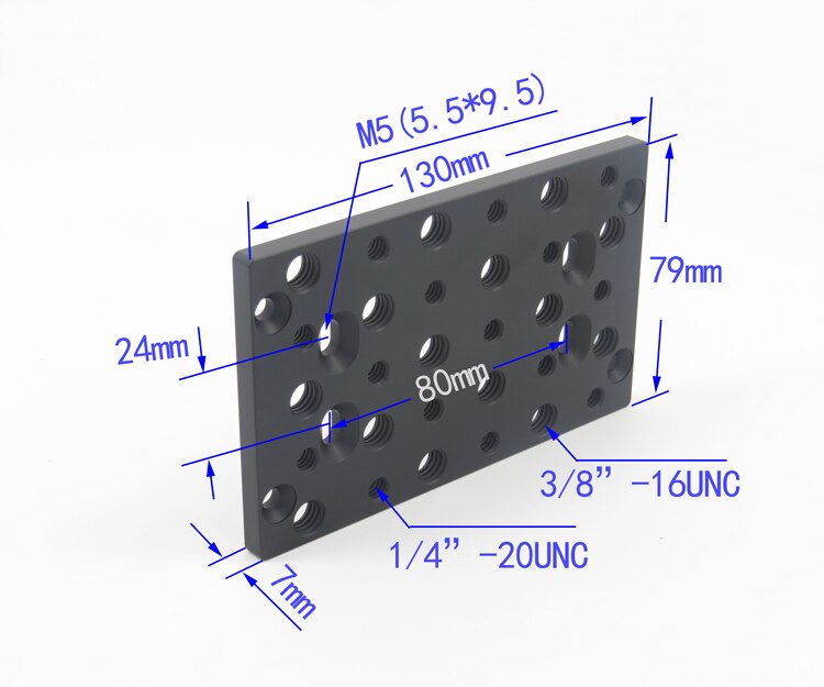 Statief Mount Kaas Plaat Railblock Rod Clamp fr DSLR Rig Kooi Rail Systeem Licht