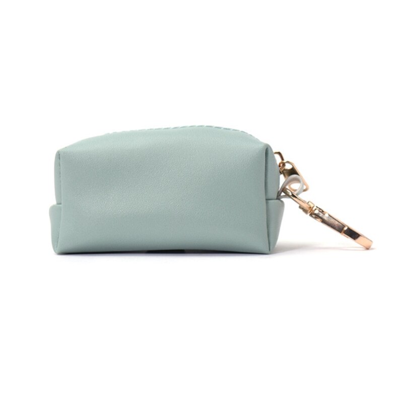 Travel Outdoor Protable Dog Poop Bag Dispenser PU Leather Pouch Pet Puppy Cat Pick Up Poop Bag Holder Garbage Waste Bags Organiz