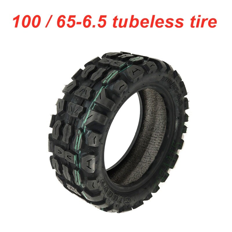 11 tommers vakuum tubeless dekk til elektrisk sparkesykkel dualtron utvide av-vei dekk pneumatisk dekk tuovt 100/65-6.5: Slangeløse
