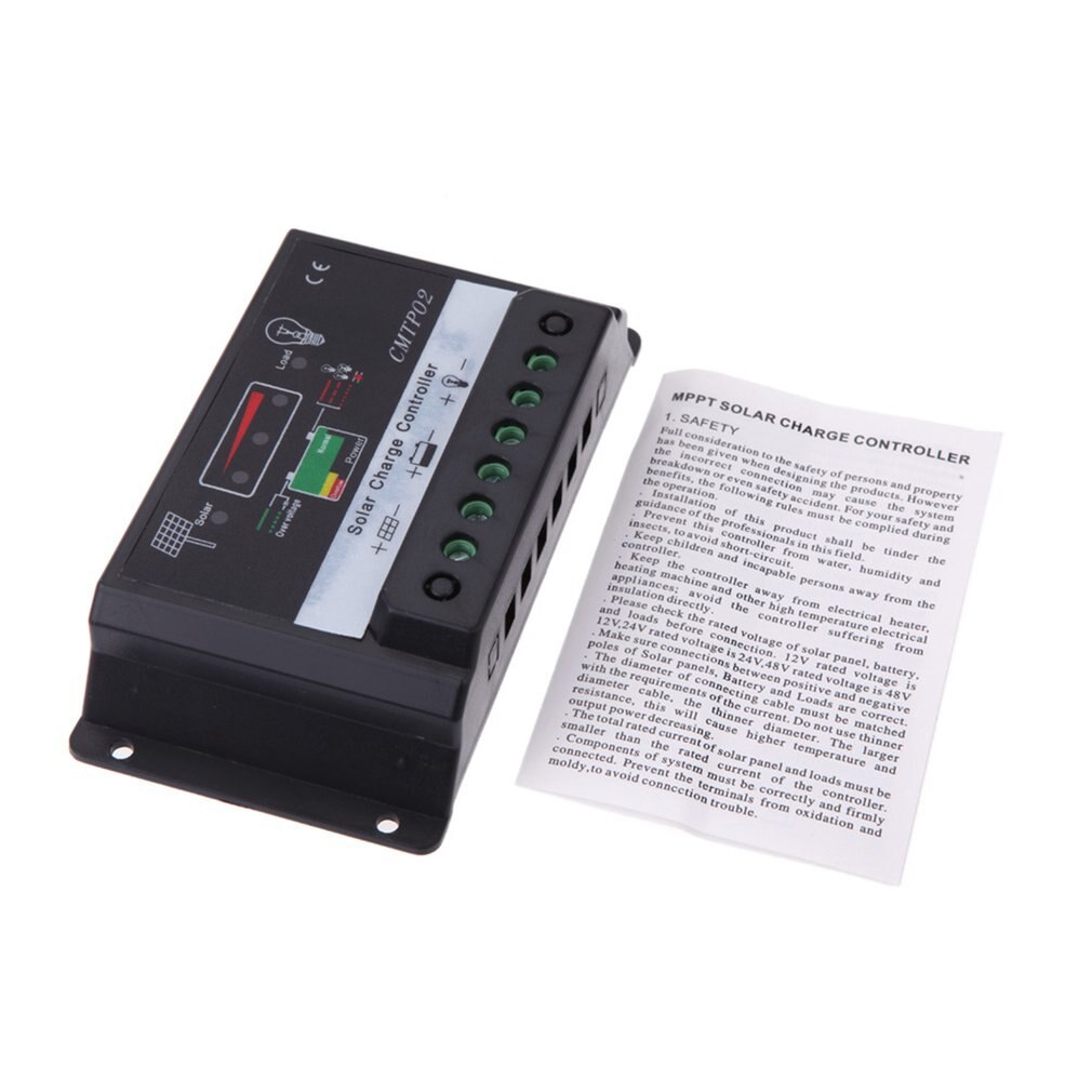 30A 12V/24V Pwm Solar Panel Battery Regulator Charge Controller Led Screen Solar Charge Controller Solar Controller