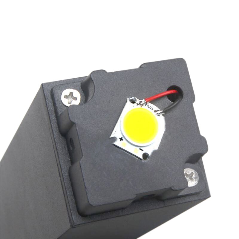Utendørs vanntett  ip65 10w ledet plenlampe stil aluminium søyle hagesti kvadratisk landskap plenlamper  ac85-265v
