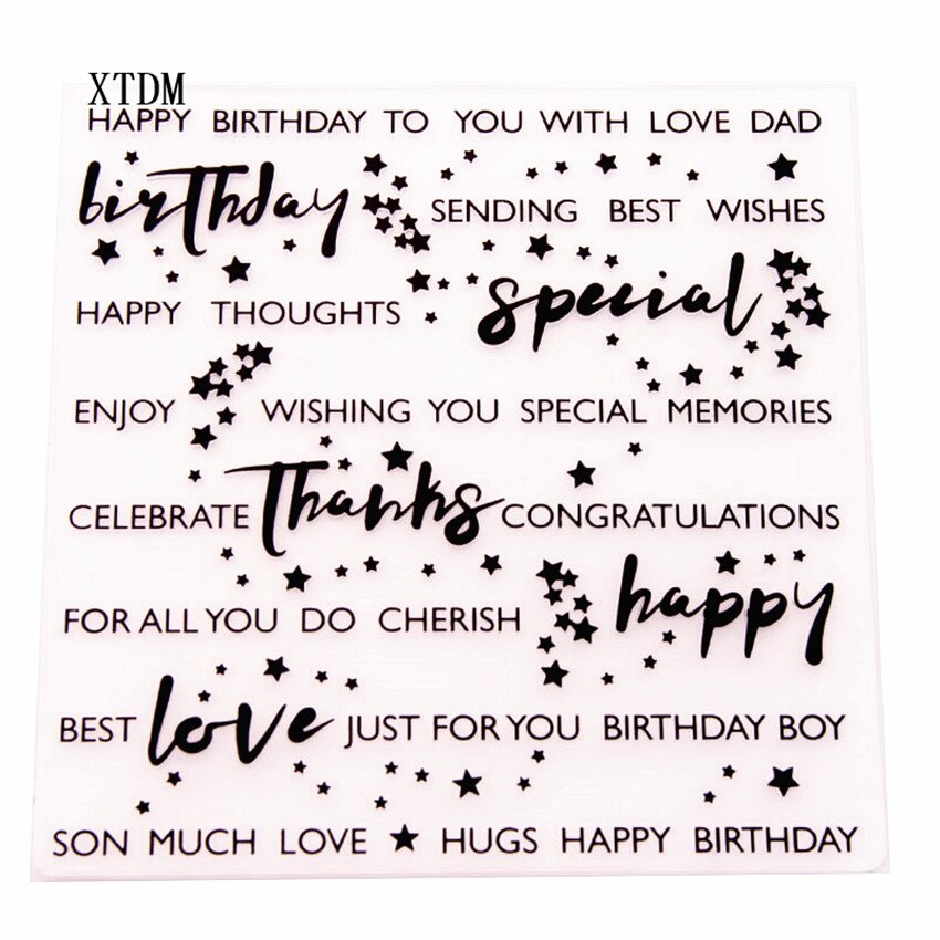 Easter plastic letter template craft card making paper card album wedding decoration Embossing folders