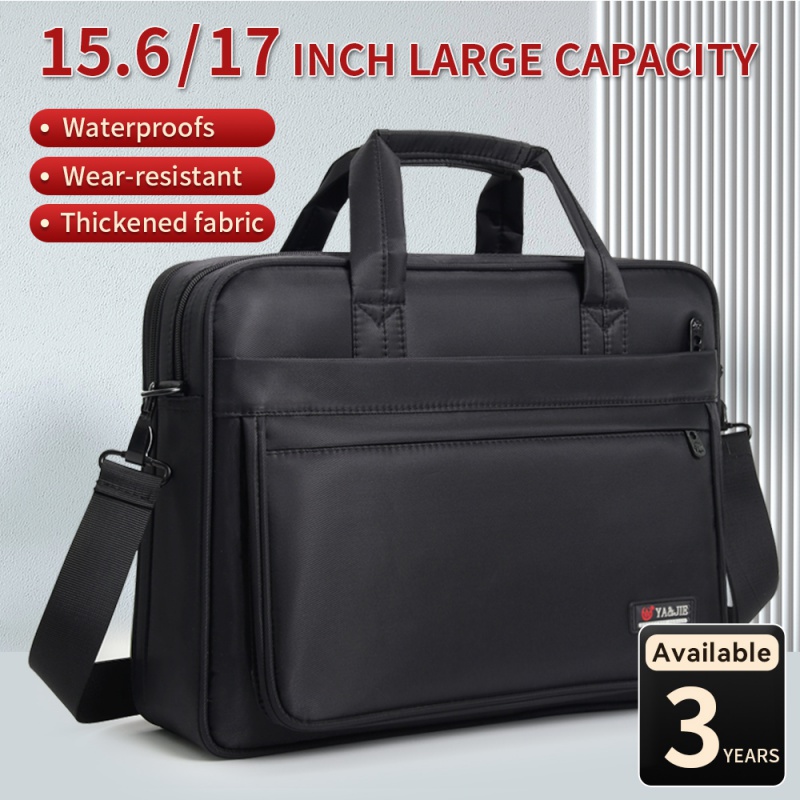 Aktentaschen für Männer Leinwand Einkaufstasche große Laptop tasche 15,6 Zoll 17 Zoll 14 Zoll Computer tasche Arbeit Geschäft Schulter Büro