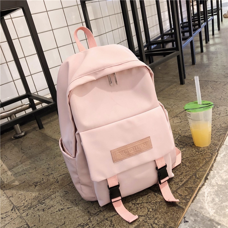Mochilas rosadas para adolescentes mochila para mujeres mochilas escolares para adolescentes Mochila GRANDE ligera impermeable para estudiante de Oxford para mujeres