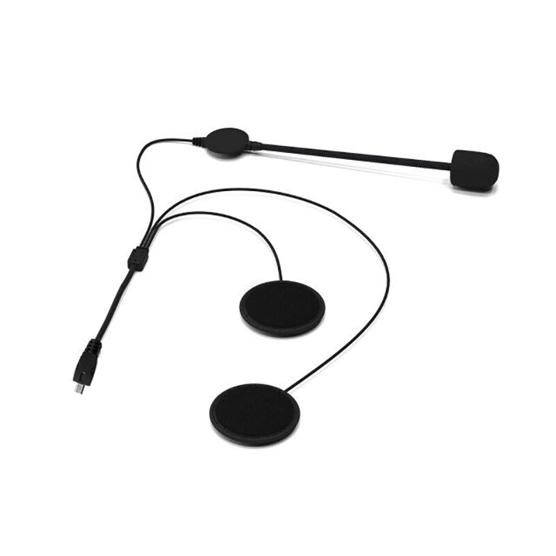 VR robot QTB35 accesorios para auriculares para casco tipo c/Cable cargador Micro USB para auriculares de motocicleta
