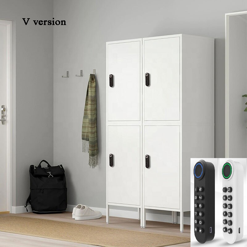 Biometric Fingerprint cabinet lock Password Zinc alloy 20 users USB anti-theft Drawer/showcase/Office File/Cupboard lock