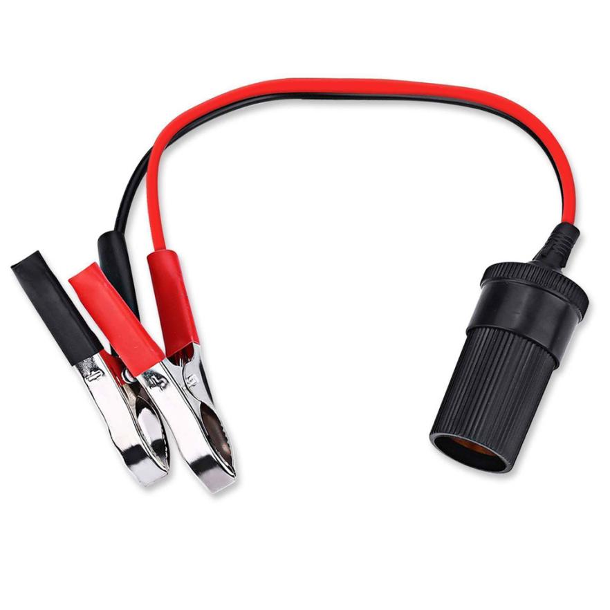 Sigarettenaansteker 12V Portable Power Plug Adapter Krokodil Clip Sigarettenaansteker Adapter clip D17