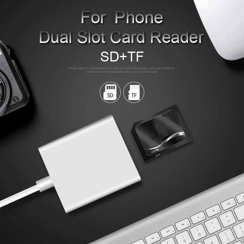 Kebidumei 2 in 1 speicherkartenleser usb 3.1 typ c otg secure digital flash-speicher für laptop-adapter für handys