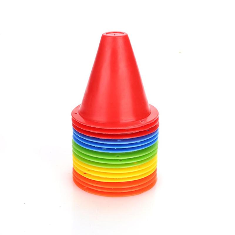 Fitness Health Disc Marker Set 1-10 - Gelbe Rutschfeste Markierungsscheiben - Für Indoor & Outdoor