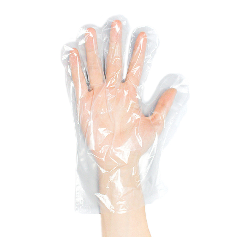 100 unids/caja guantes de vinilo resistentes al agua, guantes de limpieza desechables para el hogar, comida transparente, restaurante, cocina, guantes de limpieza para comer