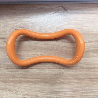 Yoga rek- en strekring fitnessring yoga assist pilates lean body fitness oefening shaping yoga cirkel magische ring: Oranje