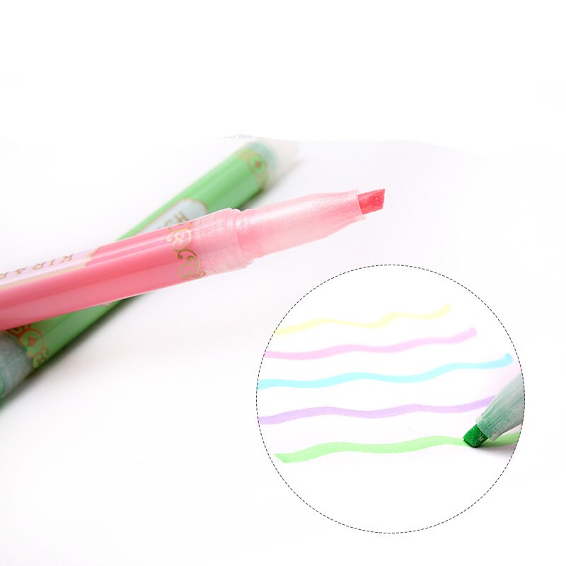 Bolígrafo de perlas brillantes de Japón Zebra KIRARICH, juego de 3/5 colores, WKS18 resaltador de Color, papelería para estudiantes