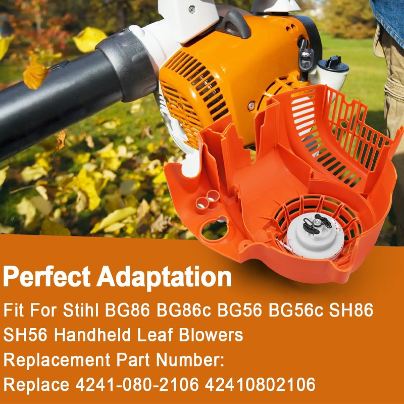 Voor Stihl Terugslag Pull Starter Rewind Fit BG86 BG86c BG56 BG56c SH86 SH56 Handheld Bladblazer Montage Vervangen 4241-080-2106