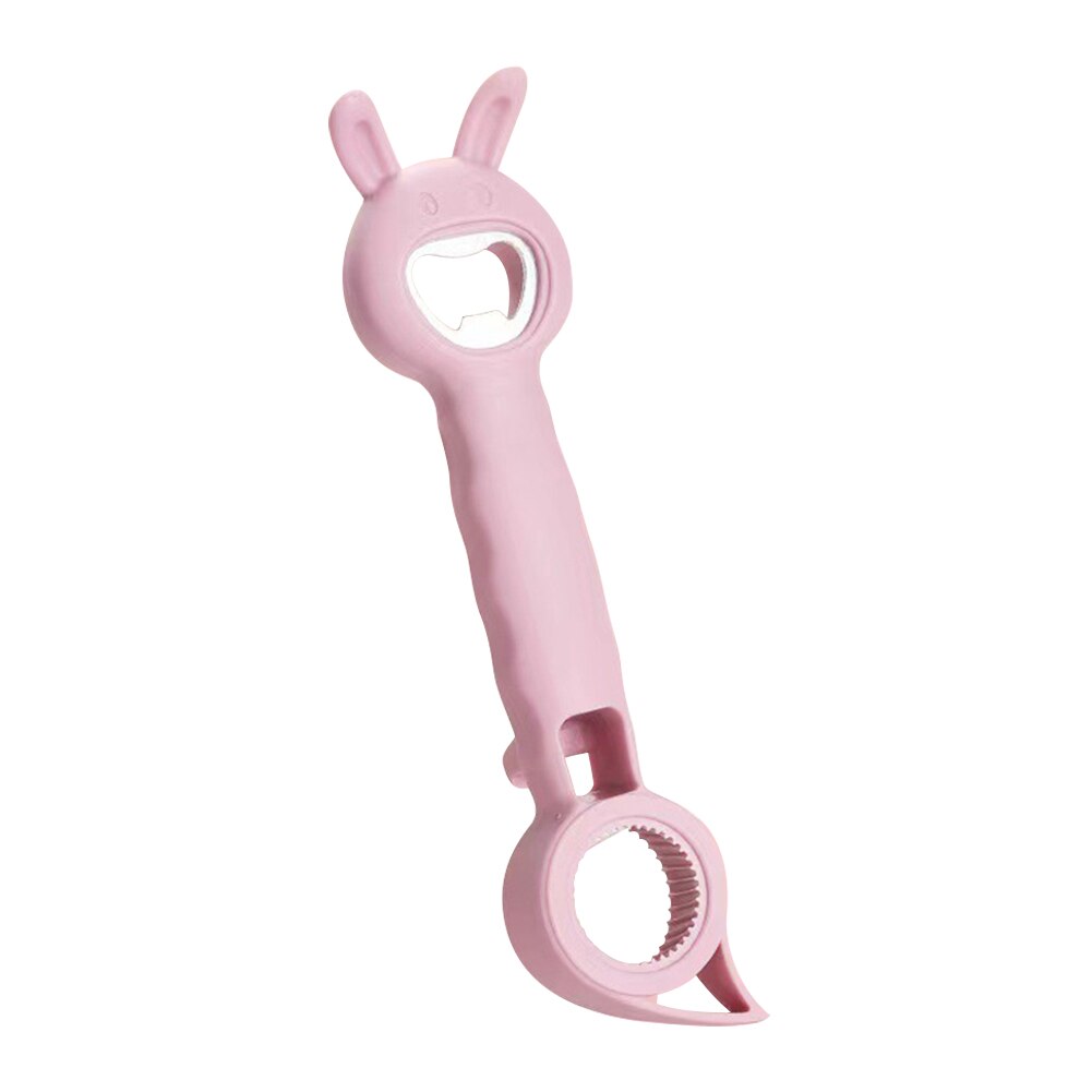 4 In 1 Bottle Opener Multifunction Jar Can Beer Bottle Opener Stainless Steel Kitchen Tools gadget Kitchen accesories: Purple