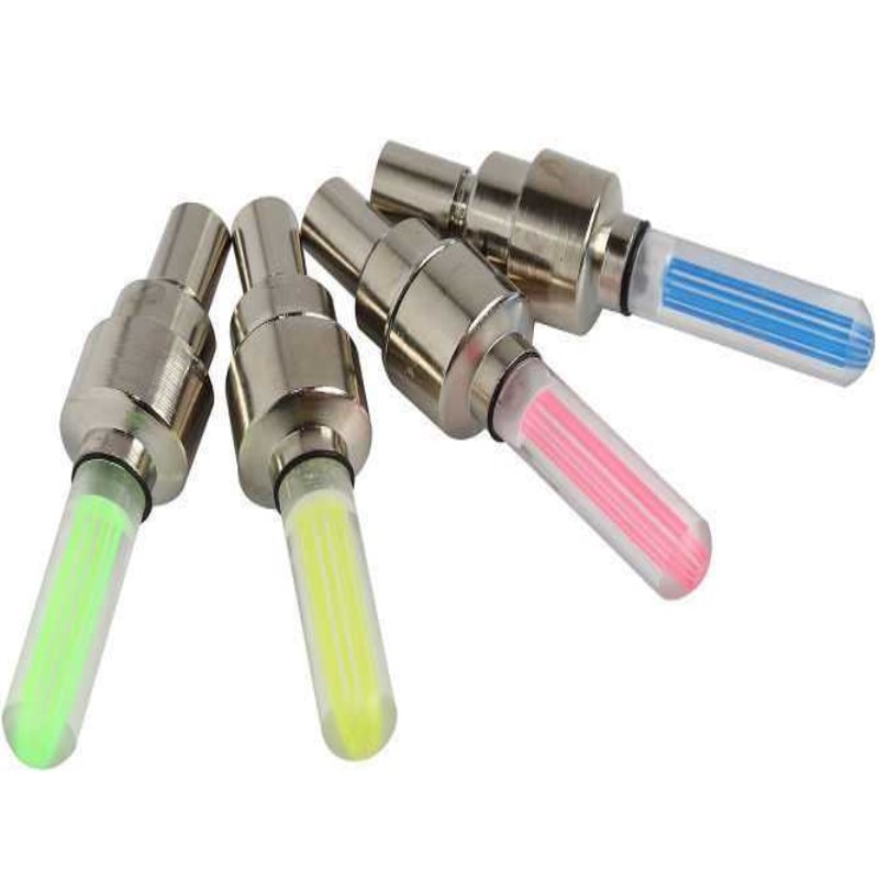 Led Bicicleta Fiets Licht Neon Wiel Mondstuk Ventiel Glow Stick Licht Rijden Fiets Verpakking Lampen Luz bicicleta