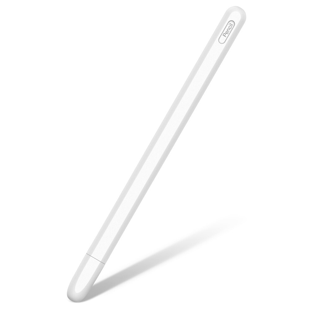 Anti-Slip Silicone Pencil Sleeve Cover Protective Case For Apple Pencil Touch Pen 2 Mobile Phone Accessories Protective Case: White