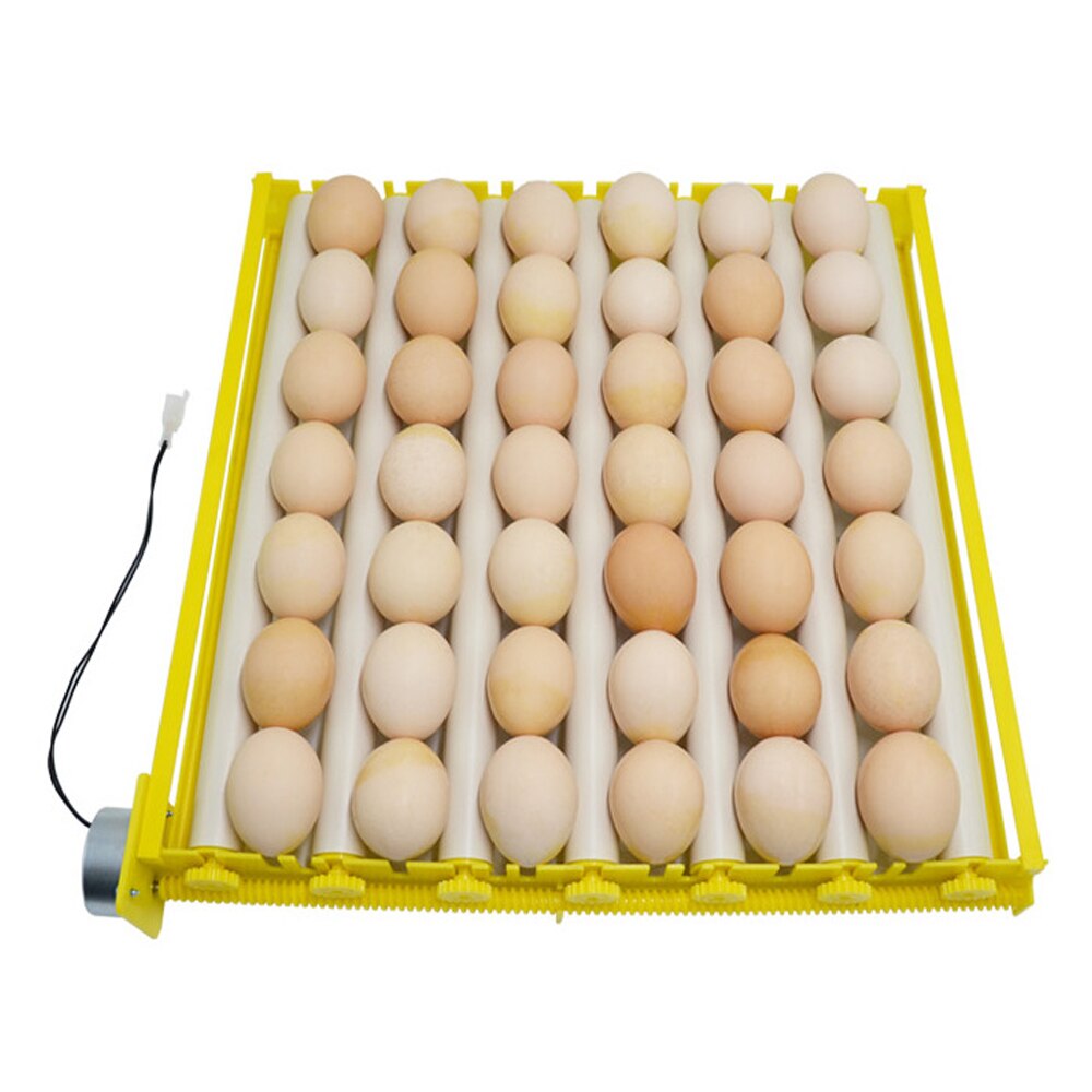 Husholdningsbakke æg rulledrejemaskine fuldautomatisk inkubator multifunktion 42- ægsmægler 360 graders roterende inkubationsværktøj