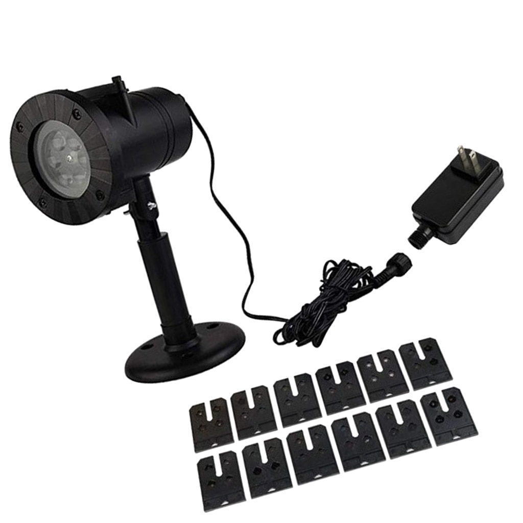 Celebration Series Projector LED Image Motion Projection Light with 12 Slide for Halloween Party Garden Outdoor Activities