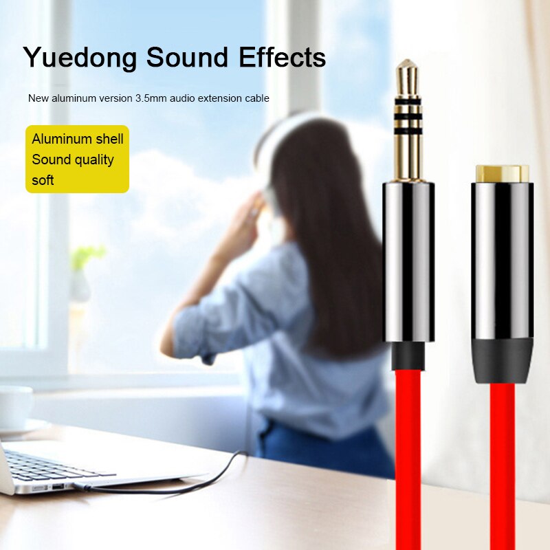 Man-vrouw Aux Kabel Hoofdtelefoon Verlengkabel 3.5 Mm Jack M/F Audio Stereo Extender Cord Oortelefoon 3.5mm Kabel