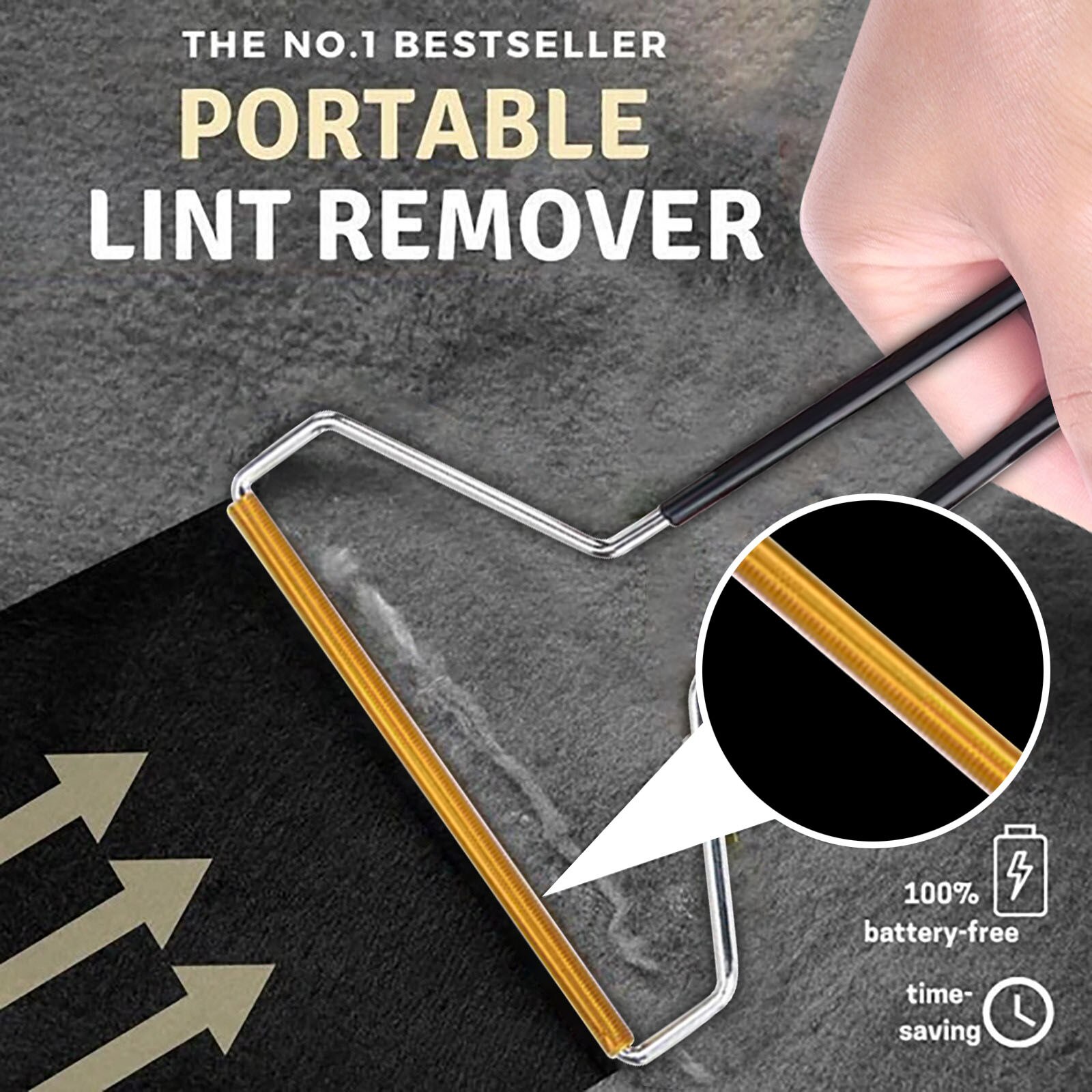 Portable Lint Remover Clothes Fuzz Shaver Manual Epilator Clothes Shaver Clothes Fluff Fabric Shaver Brush Tool Fur Remover#T2