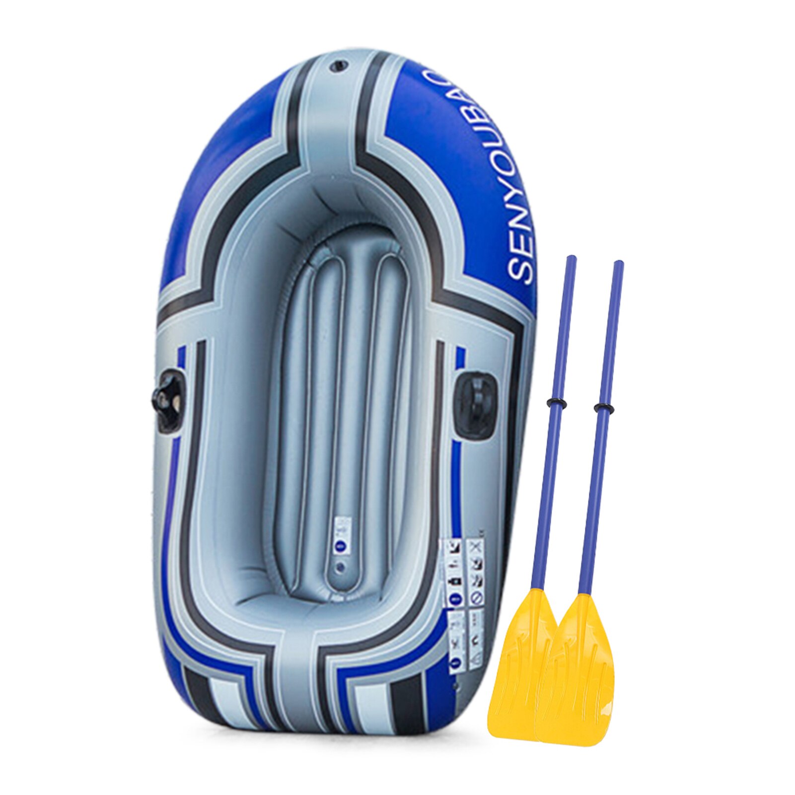 Inflatable Boat Paddles Set Portable Inflatable Boat Thicken PVC Inflatable Boat Detachable Paddles
