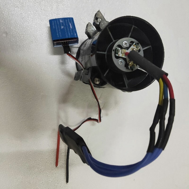 Cargador Turbo de potencia de turbina eléctrica Universal para coche, ventilador de admisión de aire Tan Boost de 12V