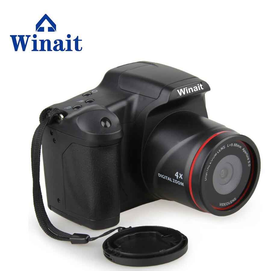 12MP Dslr Camera With 4X Digital Zoom 720P 0.3MP CMOS 4*5AAA Battery Winait Digital Camera Fotografica SD Card Up to 32GB