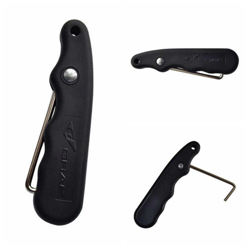 Professionele Strakke Schoenen-Lace Ties Gear Tool Met Haak Opvouwbare Portable Voor Schaatsen Kunstschaatsen Schoenen Ting 9cm X 6.5 Cm