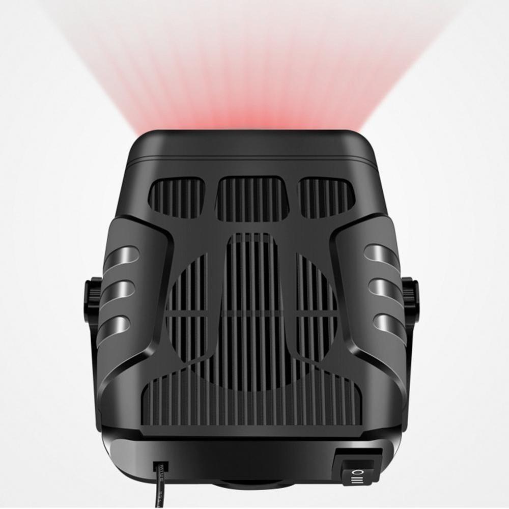 Car Heater Electric Heater Heating Cooling Fan 12/24V 120/200W Portable Dryer Windshield Demister Defroster Auto Electric Heater