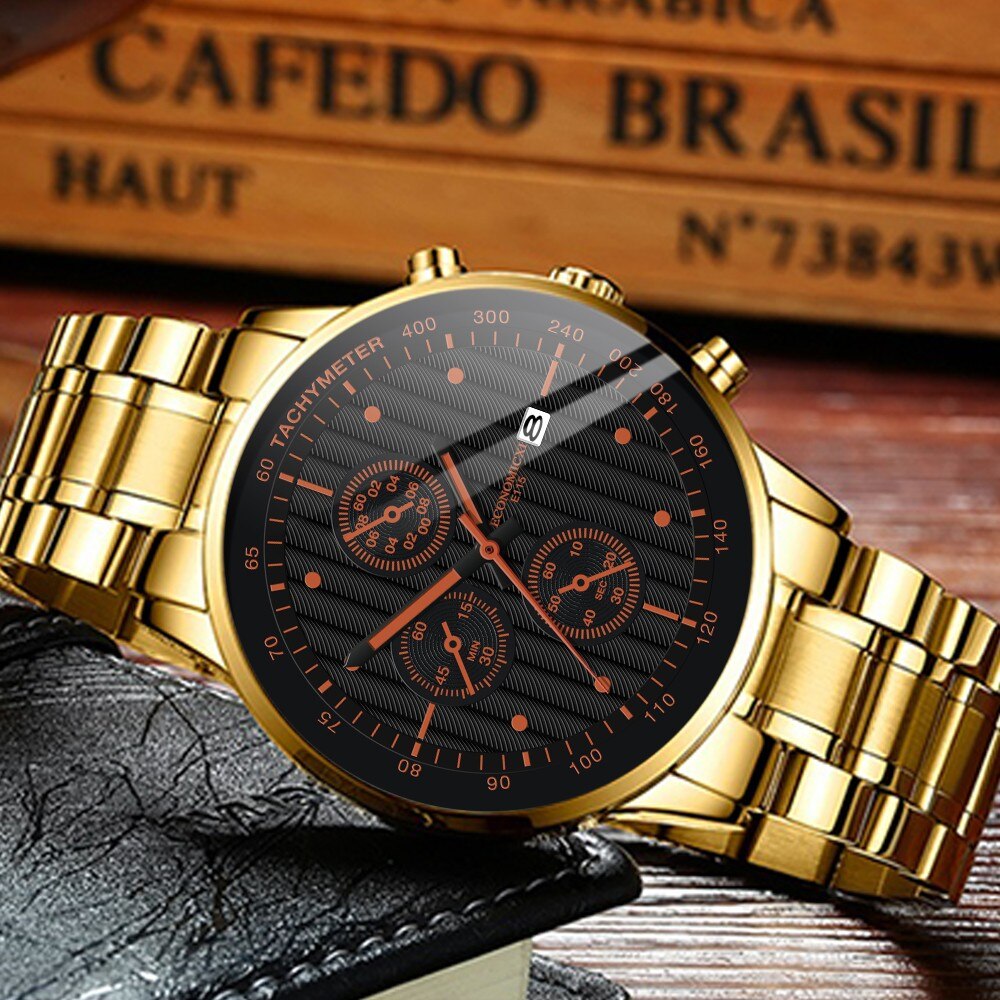 Mannen Horloges Mode Eenvoudige Zwart Blauw Goud Luxe Holle Stalen Mechanische Horloge Mannelijke Klok Decoratie Business Retro