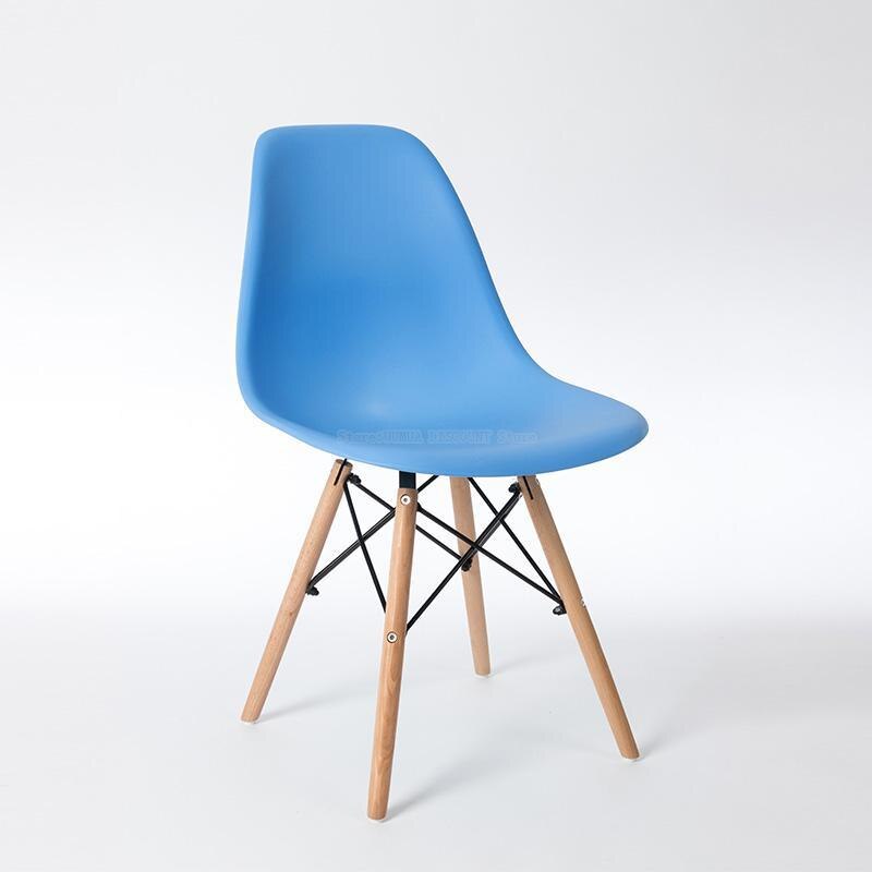 Nordisk spisestol moderne minimalistisk stil hjemme lat studentrygg lesebok krakk plast spisestuestol: Stil 6