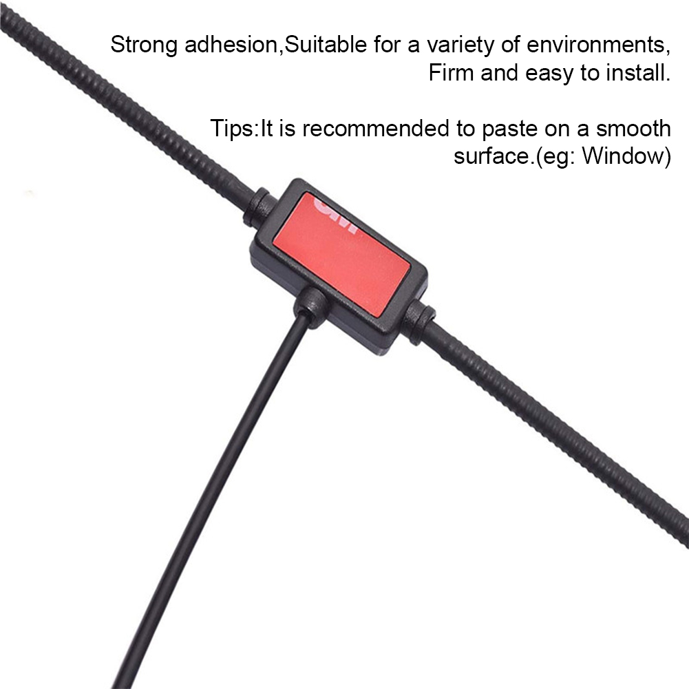 Hidden Adhesive Mount AM FM Radio Antenna FM Sheep Horn Antenna Car Dipole Antenna for Car FM TV Radio Station