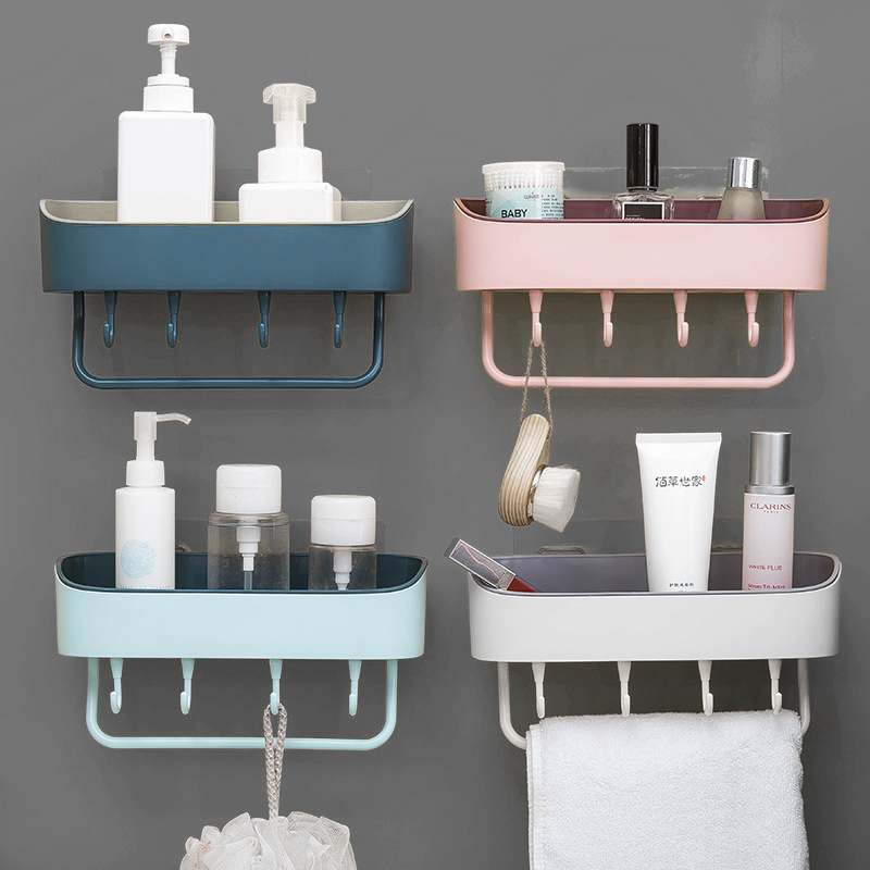 Bathroom Accessories Storage Shelf Towel Rack Organizer And Storage Mounted Kitchen Shelves Shower Tray Washroom Suppliers