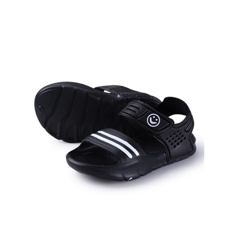 PUDOCOC 1 par Casual niños sandalias bebé niño cerrado dedos del pie verano playa Sandalias Zapatos planos bebé PVC