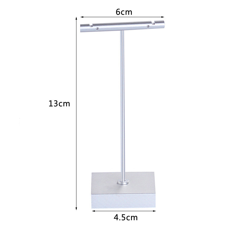 Stojak Ekspozycyjny na Kolczyki Biżuterię Wieszak Metalowy Wieża Organizer na Kolczyki Sztyfty Półka robić Przechowywania: Różowy