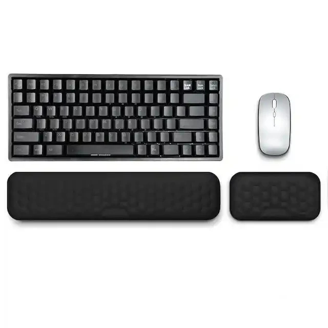 Tastatur-Handgelenkauflage, Memory-Schaum, Tastatur, Maus, Handgelenkauflage, ergonomisches , Handgelenkpolster für Computer, Tastatur, Laptop, Handgelenk